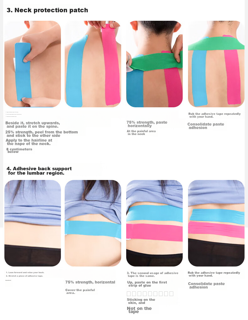 LP Athlete-Specific Muscle Tape, Pre-Cut Sports Bandage, Kinesiology Tape, Muscle Strength Tape for Basketball Knees 15