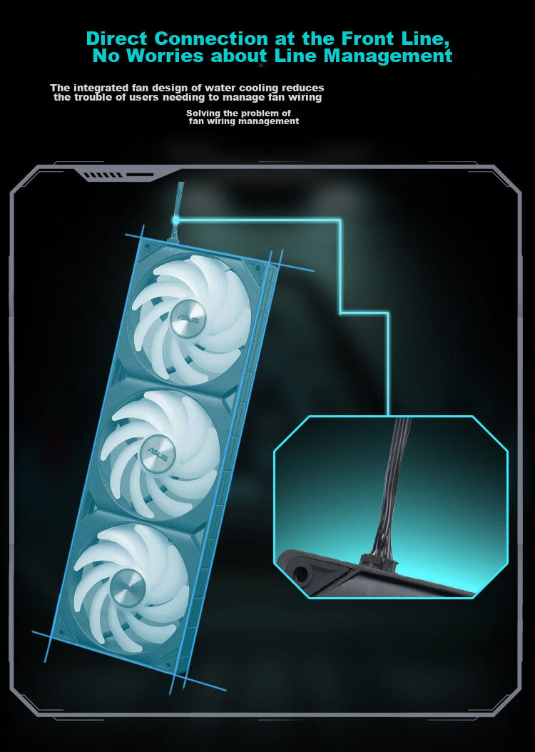 ASUS ROG Master II 360 ARGB LCD All-in-One Liquid Cooler 3.95-inch Display/Pre-installed High-Performance Fans/Exclusive Screen Controls 9
