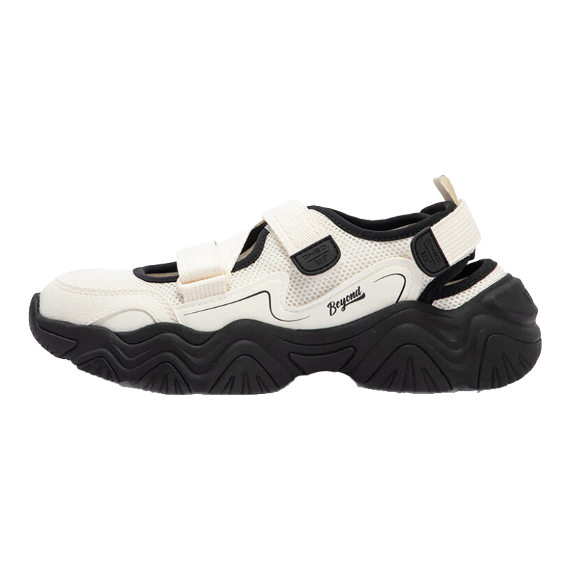 361° Women's Sports Shoes, Mengzua Spring And Summer, Velcro Retro Thick-Soled Mary Jane Sandals for Women, 682426707-3