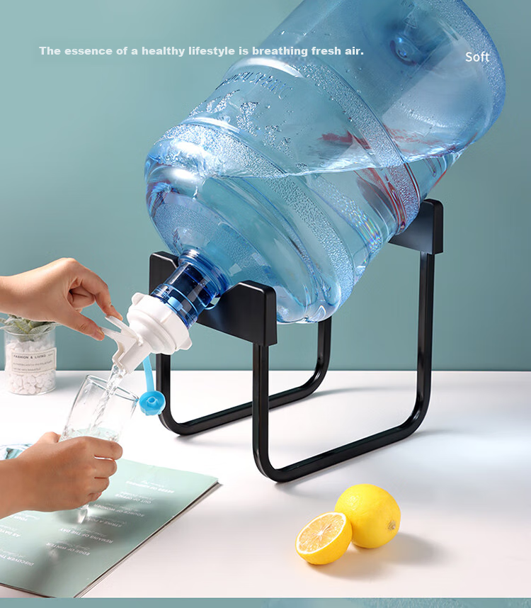 Jidukongjian Water Dispenser Stand, Large Water Bottle Holder for Bottled Water And Mineral Water, with Spout And Base for Countertop Water Dispenser 4