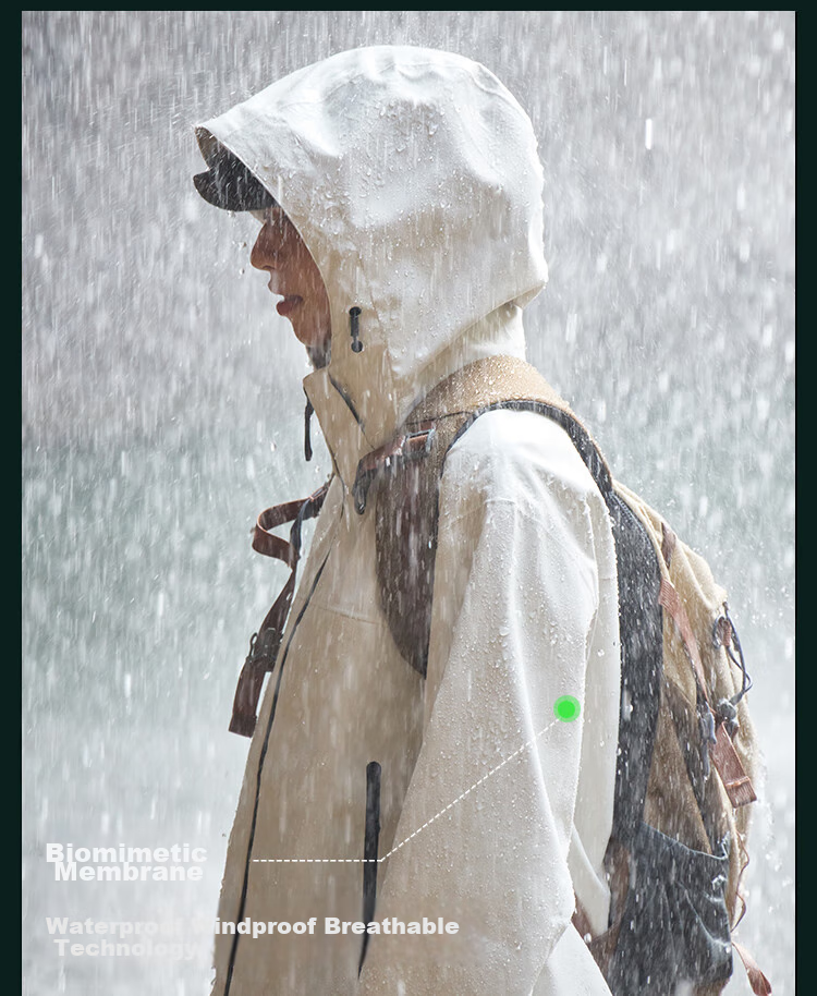 Xiongmaoxiangban Women's And Men's Three-In Jacket, Spring Autumn Winter New Style, Wool Inner Lining, Petite Size, Rainproof Windproof Mountaineering Jacket 7
