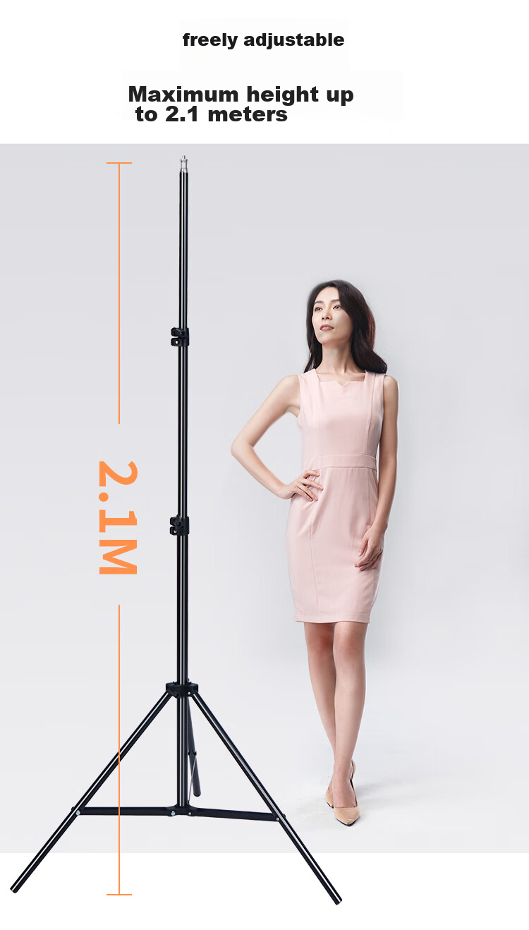 YOUFES YS7 Live Streaming Photography LED Fill Light Ball, Constant Lighting, Soft Light Ball for Shooting, Photography Studio Equipment, Camera Props, Short Video Host Beauty Kit 17