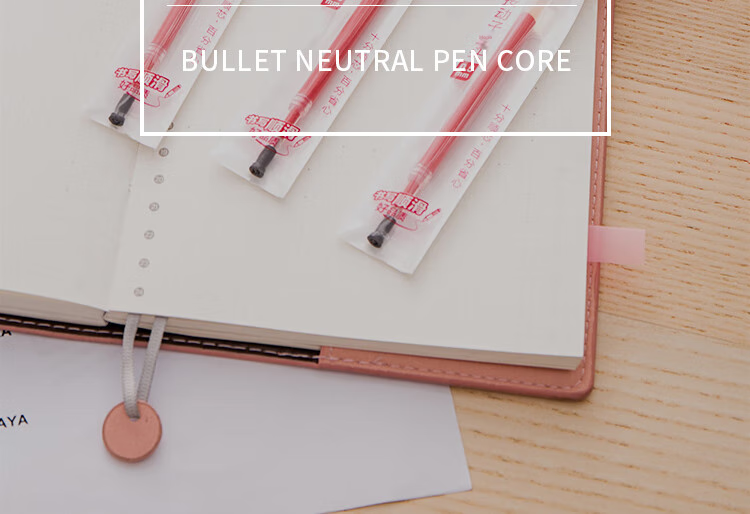 Deli Retractable Gel Pen Refills, Student Office Signature Pen Ink Refill, 0.5mm Bullet Tip S01/S08/1008/K35 Compatible, Red, 20 Pieces/box S206 15