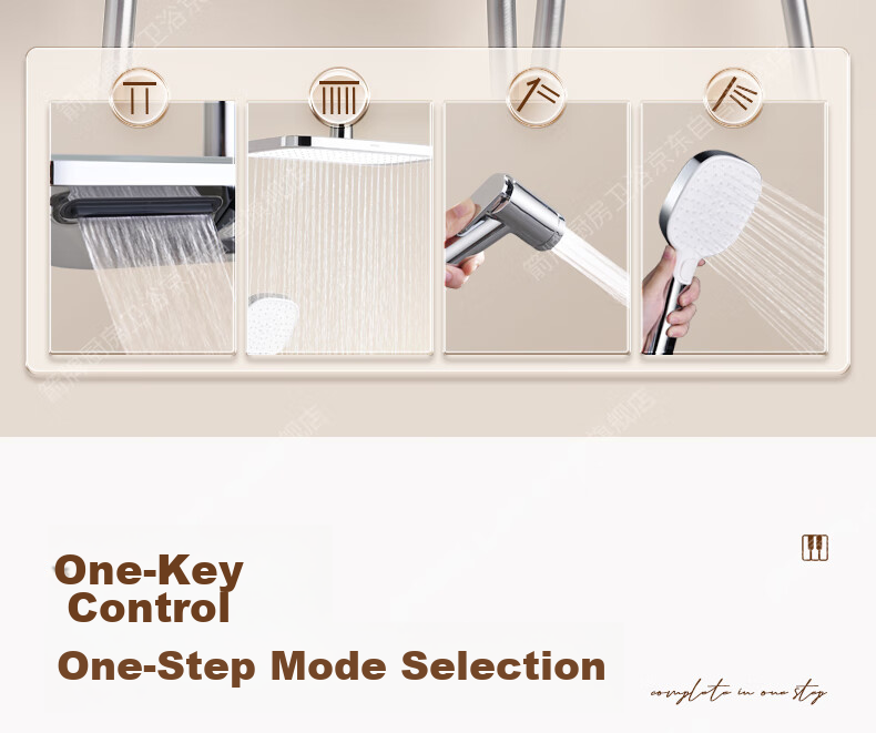 ARROW Shower Head, Independent Water Distribution Piano Key Shower Head, Handheld Spray Gun, High-Pressure Shower Head 5