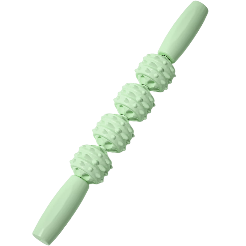 Duweike Leg Massage Roller Wheel, Children's Massage Stick, Muscle Relaxer, Calf Fascia Stretcher, Matcha Gree