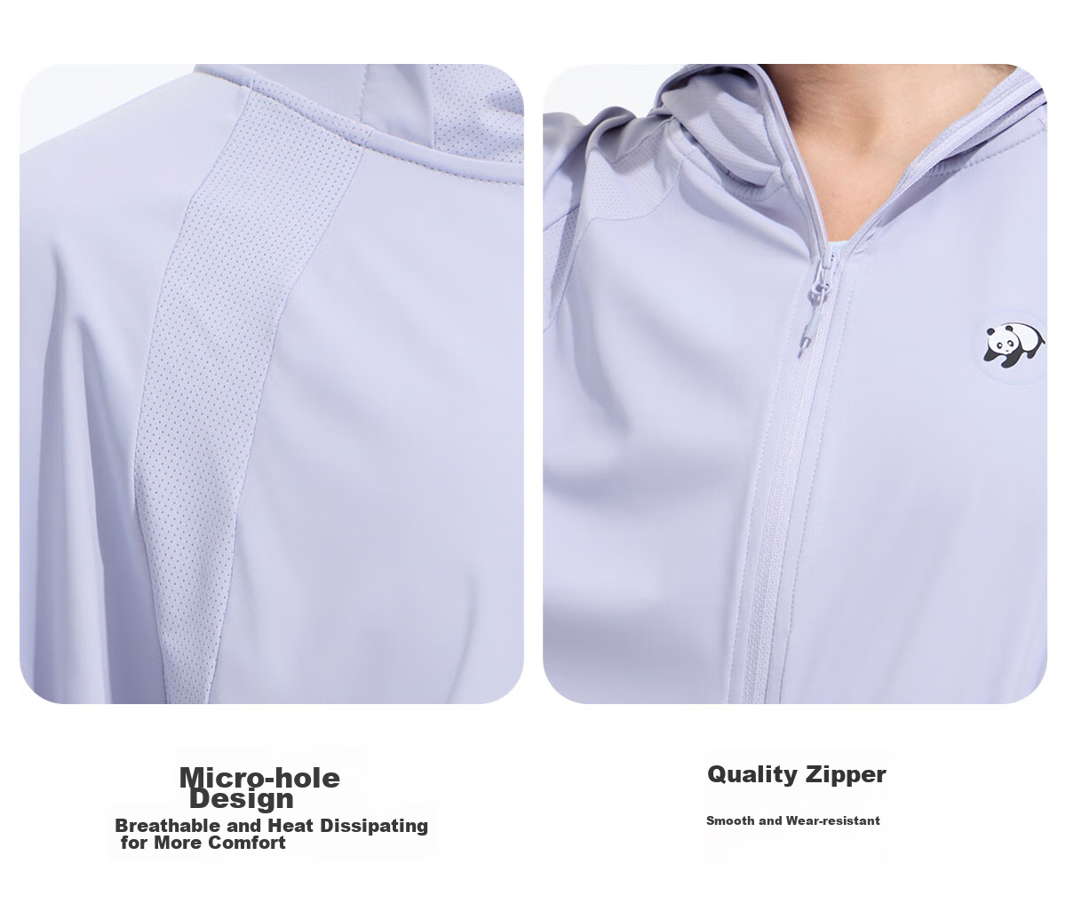 CAMEL [Panda Collaboration], Cool White Outdoor Sun Protection Clothing for Men And Women, UV-Resistant Ice-Cool Sun Protection Garment 42