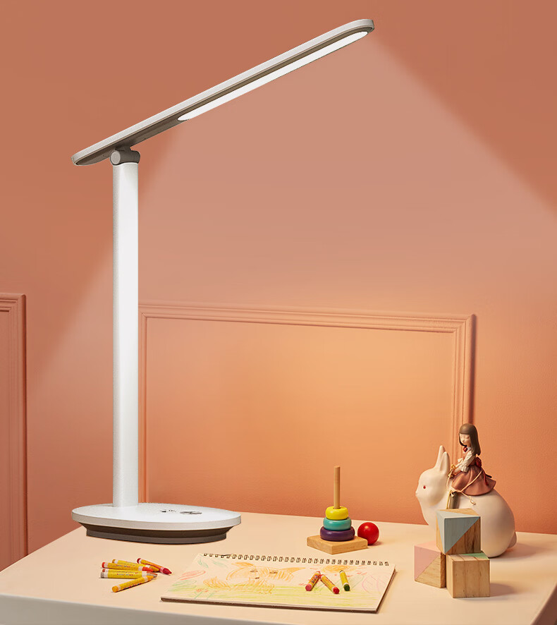 PHILIPS Rechargeable Study Eye-Protection Desk Lamp, Home And Plug-In Dual-Use, Eye Protection for College Students' Dormitory Bedside Lamp, Xiaoya Standard Versio 3