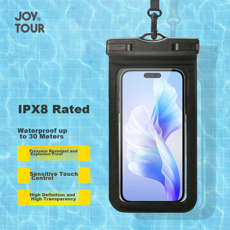Водонепроницаемый чехол для телефона JOYTOUR, чехол для телефона с сенсорным экраном и шнурком, герметичный пакет для курьеров службы доставки еды, защита от дождя и пыли