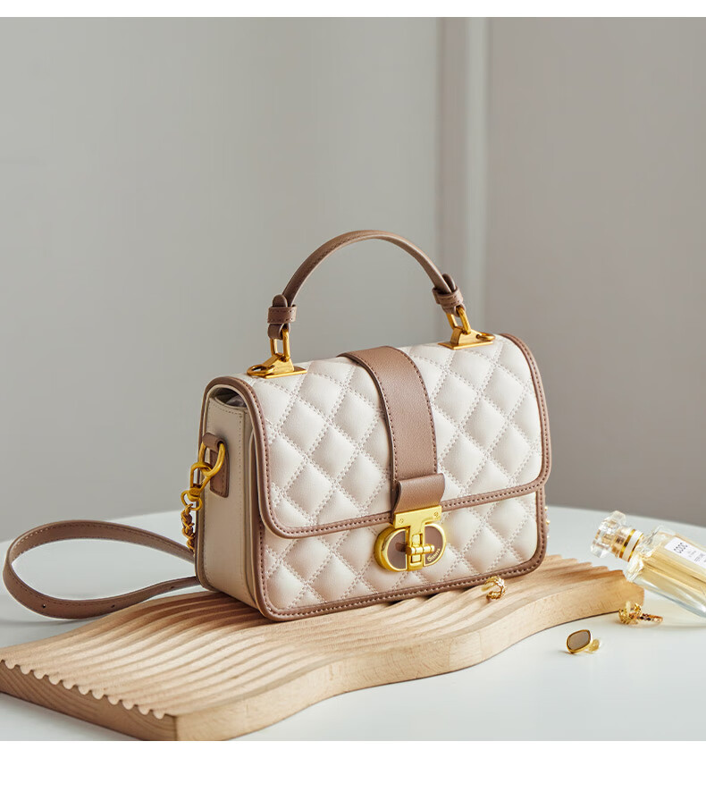 15MINS Women's Bag 2026 New Luxury Brand Quilted Chain Handbag Shoulder Bag Birthday Gift 3