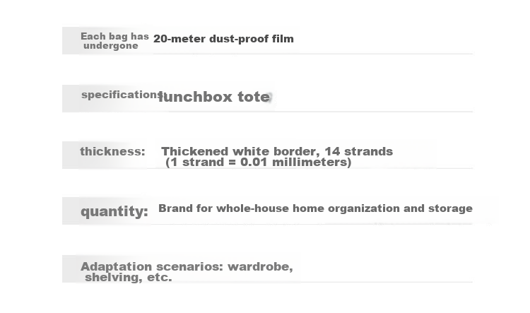 Dengbi White Border Self-Sealing Bags [Thickened 14 Microns] Size 8 17*25cm/100 Pieces Waterproof Food PE Transparent Sealing Bags 6