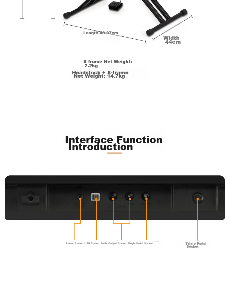 Kawai Digital Piano ES120, Black, 88 Weighted Keys, for Adults And Children, Performance Digital Piano + Gift Package 22