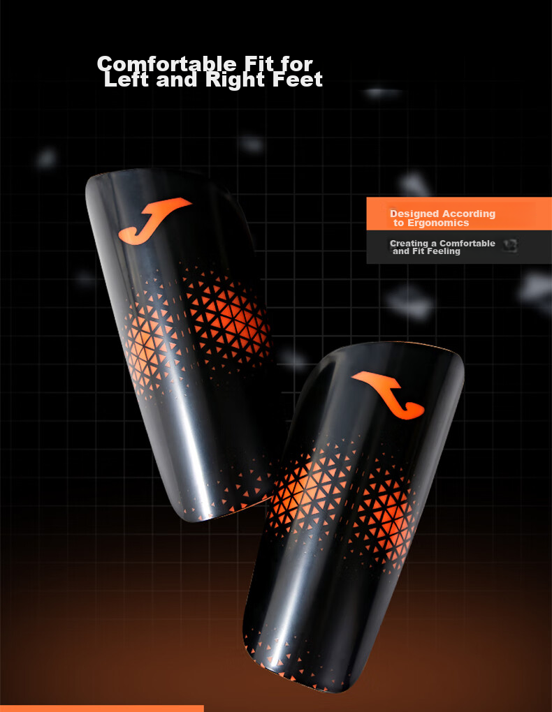 JOMA Shin Guards for Soccer, Adult And Children's Competition Training Leg Protection, Thickened Shock-Absorbing Insert Plate Professional Protective Gear 6