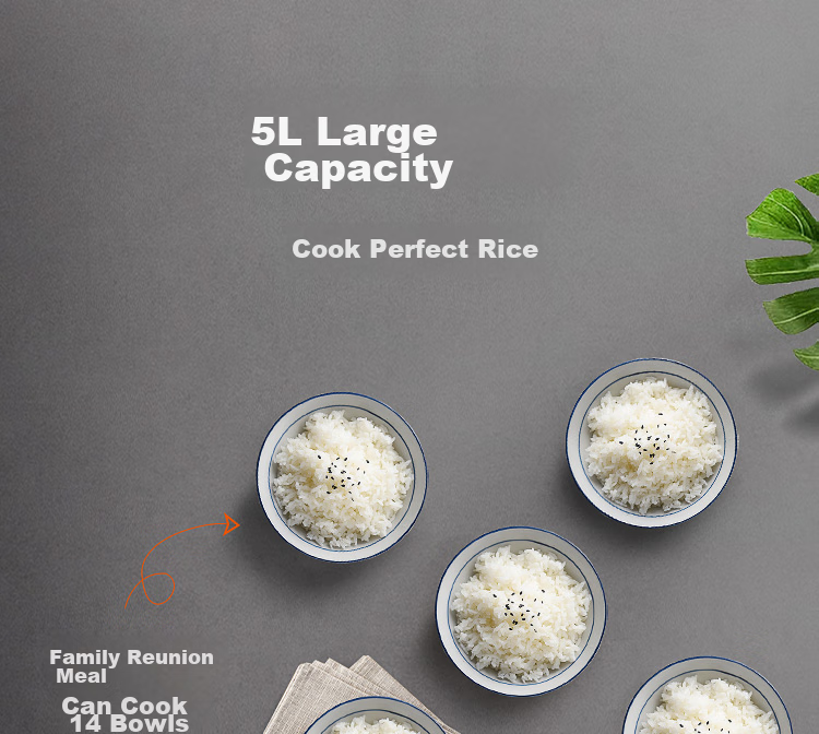 SUPOR ZMD Assured Series Smart Rice Cooker, 5L Capacity, Spherical Inner Pot, Multifunctional Intelligent Reservation for 3-8 People, Micro-Pressure, Champagne Gold Color, CXFB50FC59-75 20