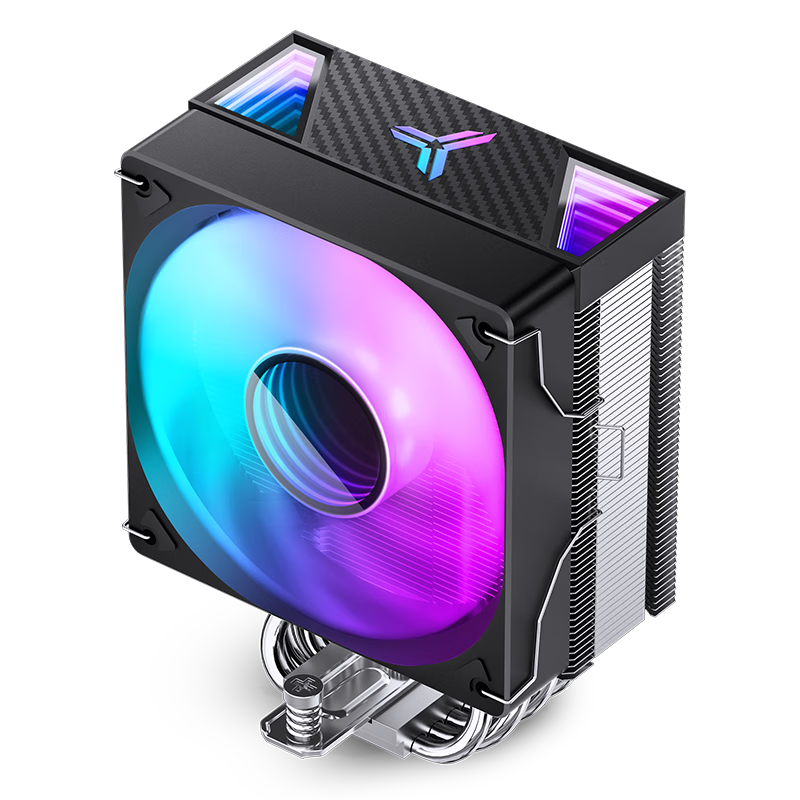 JONSBO CR-1000 V3 Pro Color Edition CPU Air Cooler (6 Nickel-Plated Heat Pipes / RGB Lighting Effects / PWM Fan / Multi-Platform / Thermal Paste Included)