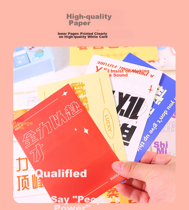 Touch Fish College Entrance Exam Inspirational Blessing Cards, Chinese Style Dorm Room Wall Creative Decoration Stickers Postcards, Pass Every Exam And Achieve Success Blessing Greeting Cards, Ride The Wind And Break Through Waves, 30 Pieces 2
