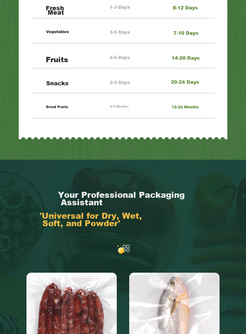 Deli Large Commercial High-Suction Vacuum Sealer, Food Packaging Machine, Automatic Vacuum Sealer, Dual-Use for Dry And Wet Foods, Home Use Vacuum Preservation And Sealing Machine 9
