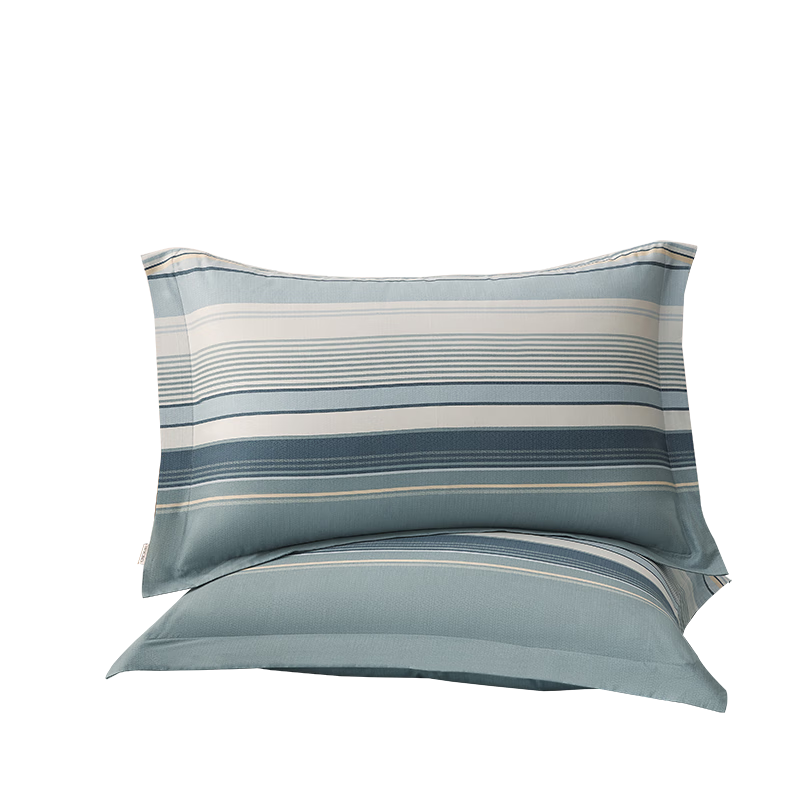 BEYOND Home Textile Pure Cotton Pillowcase, All-Cotton Pillow Cover, Double Pillowcase, Life's Little Touch, One Pair, 48*74cm