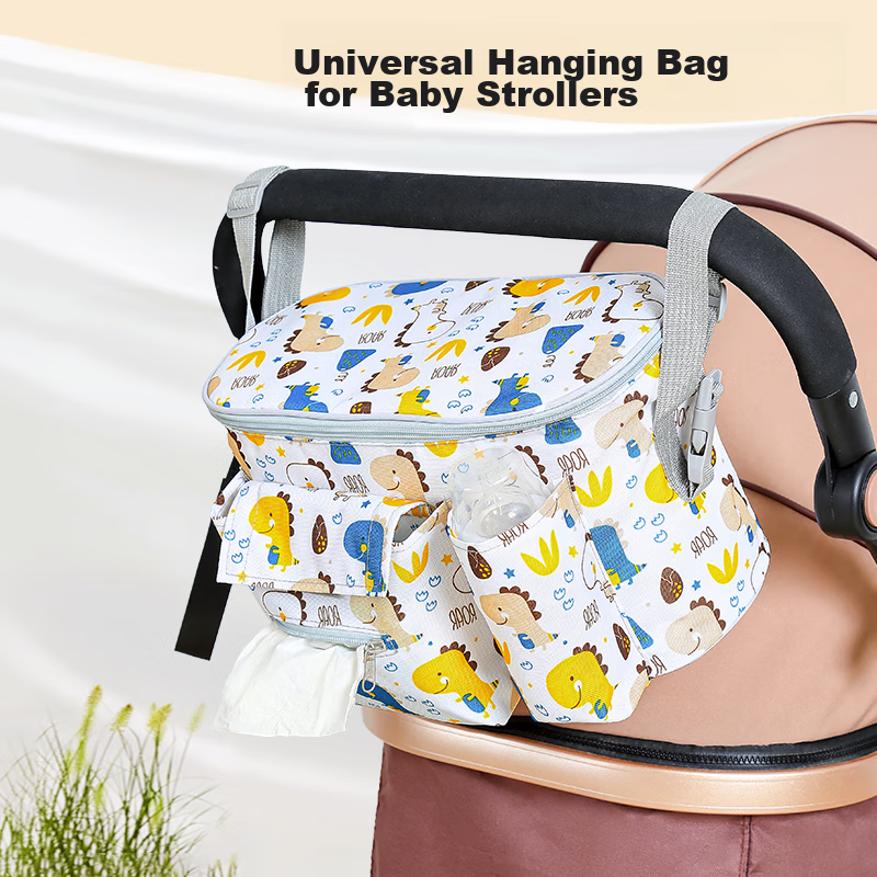Nanjiren Stroller Bag, Carriage Bag, Mommy Bag, Handheld Shoulder Bag, Baby Multi-Functional Outdoor Bag