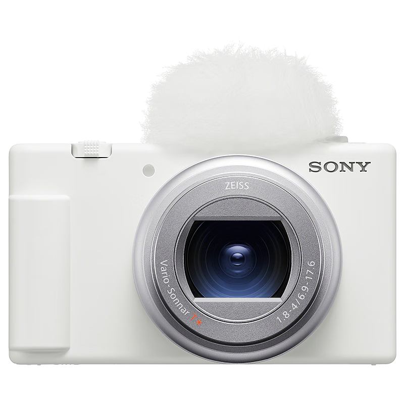 SONY ZV-1 II Digital Camera, Beauty Mode Photography/creative Appearance Filters/4K Video, White (ZV-1M2/ZV1M2/ZV1 Second Generation)