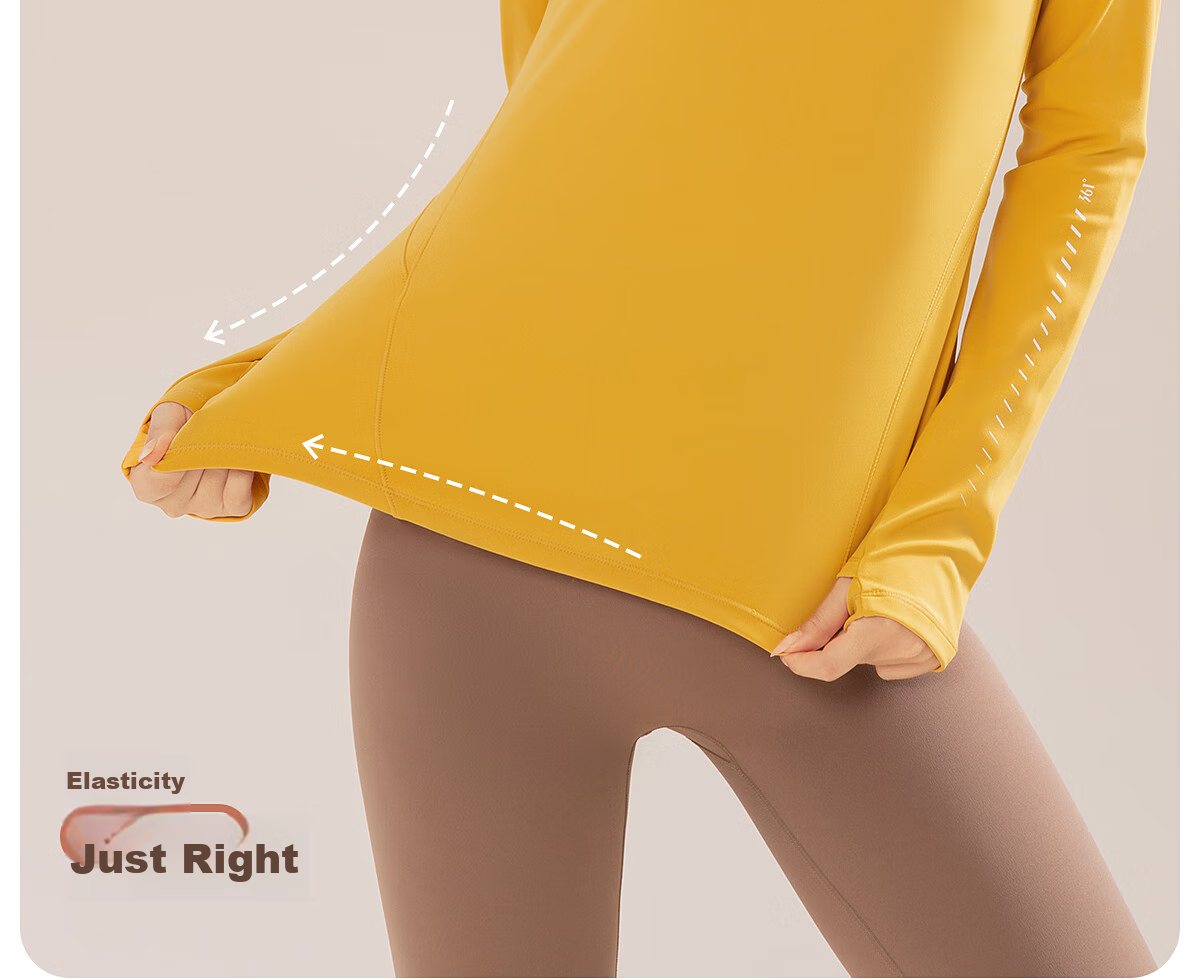 361° Sports Top, Yoga Wear, Women's Long-Sleeve T-Shirt, Autumn Quick-Dry Shirt, Loose-Fitting Running And Fitness Wear for Wome 7