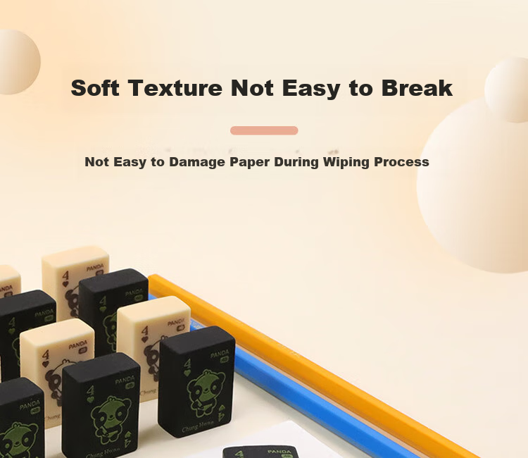 Zhonghua E6001 Boxed Student Drawing Exam 4b Black Art Eraser 6