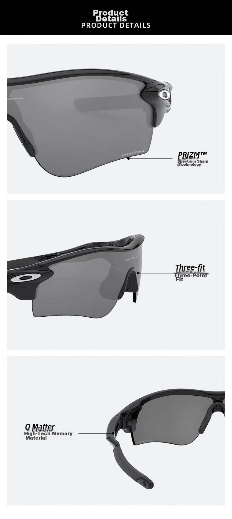 OAKLEY Sports Sunglasses, Running Glasses, Cycling Goggles, RADARLOCK PATH (A) 0OO9206 3