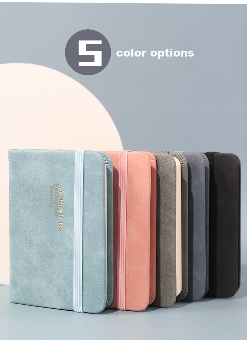 SHEN SHI Pocket Notebook, Journal Cover, Meaningful Design, Portable Mini Diary, Student Stationery, Office Supplies, 100 Sheets JD100-31 Dark Blue, 1 Book 3