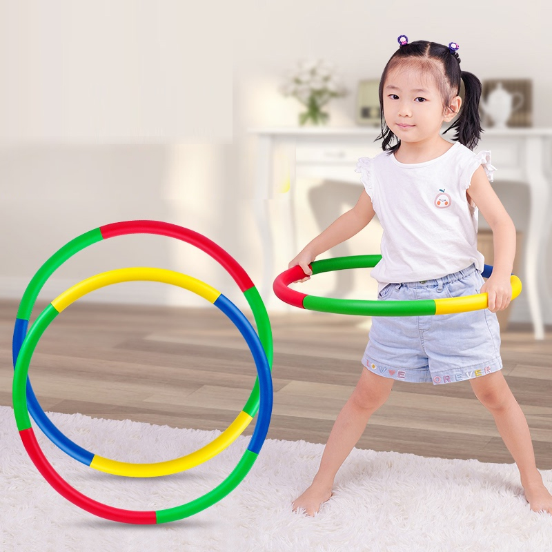 韩寒游乐场，儿童呼啦圈玩具，软海绵呼啦圈，幼儿园和小学学生运动健身玩具，直径50cm