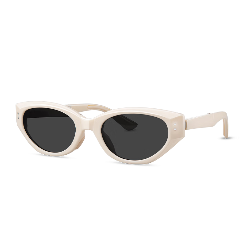 LOHO Foldable Retro Cat-Eye Sunglasses for Women, 2026 New High-End Narrow Frame GM Polarized Sunglasses for Men, UV Protectio
