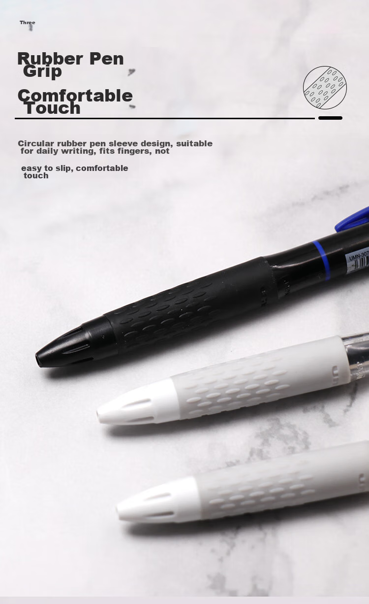 Uni Mitsubishi UMN-307 Black Gel Pen, Stylish 0.5mm Signature Pen, Business And Student Office Pen, Office Supplies Stationery Set, 3 Pens 5