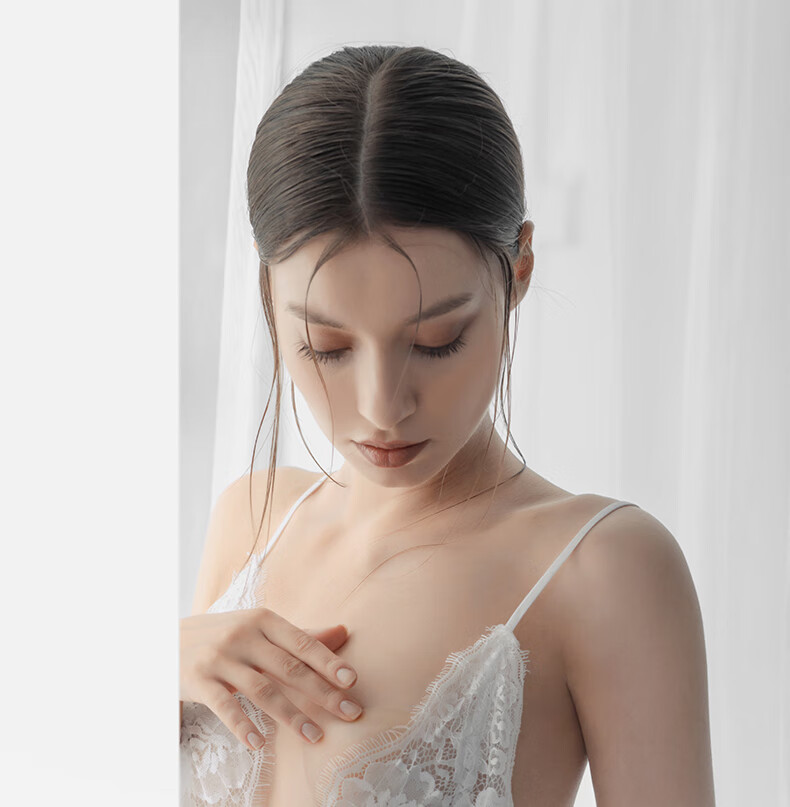 Vcn [Half-Round Adhesive Patch] N03, Natural Skin Tone, Thin Wedding Dress, Invisible, Prevents Nipple Show-Through, Anti-Exposure, for Summer 1