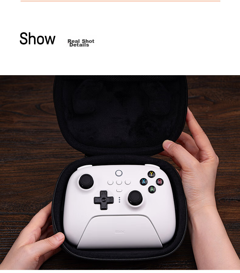 8BitDo Orion X-Pro Game Controller Storage Case, PC Wireless Controller NS Controller Pouch 6