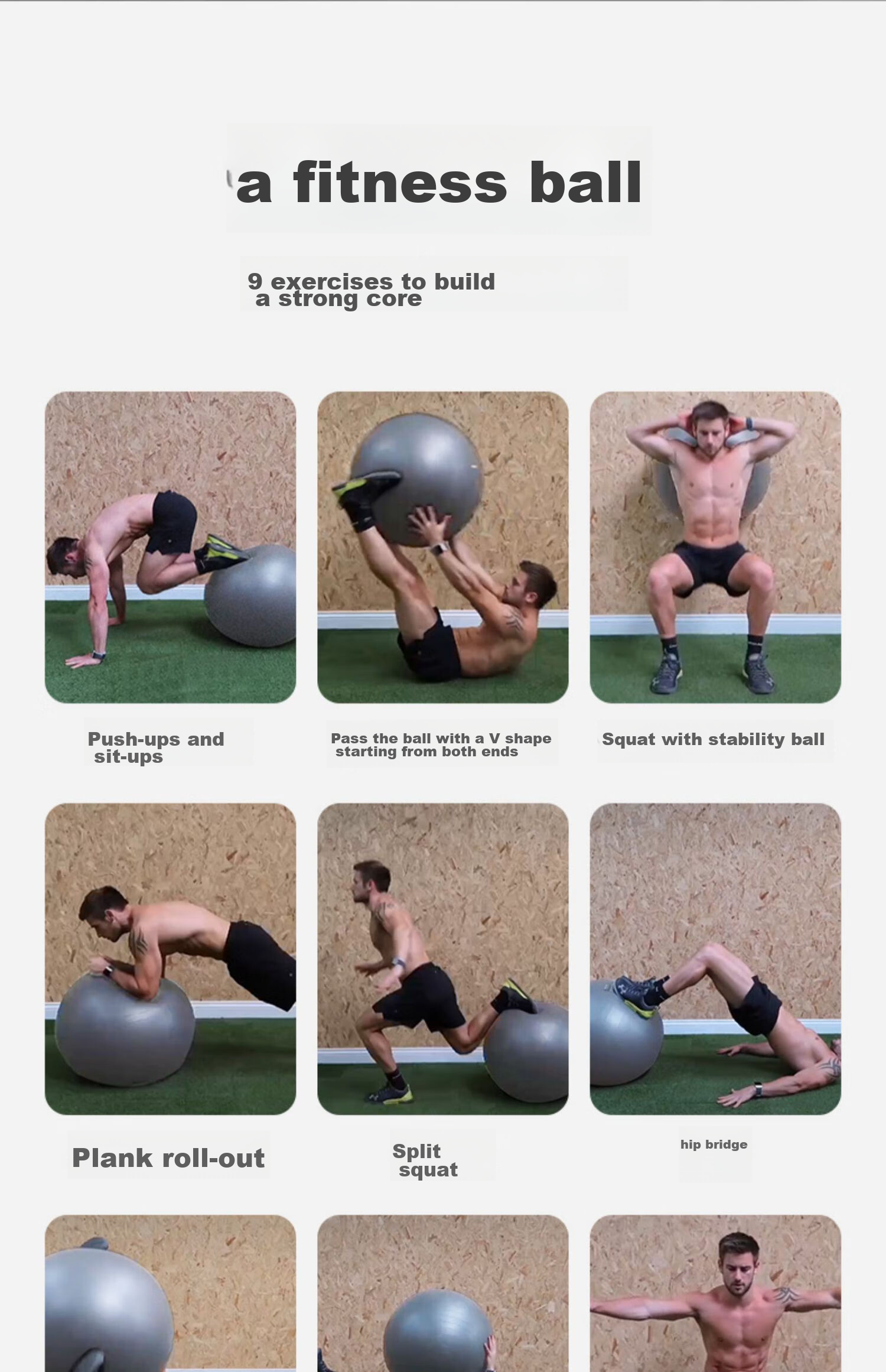 Li-Ning Yoga Ball, Fitness 75cm, Adult Training, Elastic Thickened, Professional Anti-Burst, Non-Slip, Pressure-Resistant Equipment 4