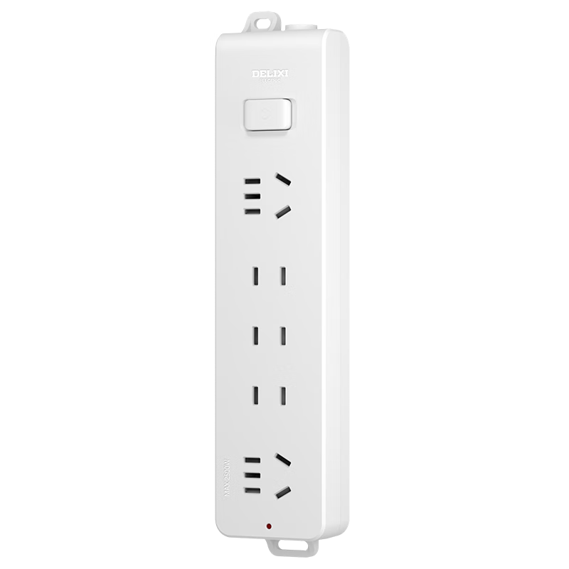 DELIXI National Standard Socket/power Strip/power Bar/power Strip/terminal Block/power Cord Block, 5-Outlet Wireless Power Strip without Cord, Master Switch