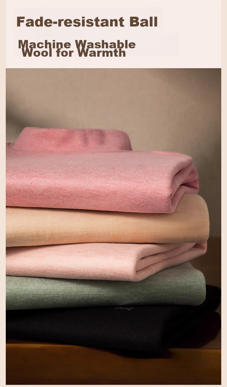 LangSha Thermal Underwear for Women [2026 Autumn And Winter New Product], Middle-Aged And Elderly Fleece-Lined Thick German Wool Heat-Generating Silk Set 15