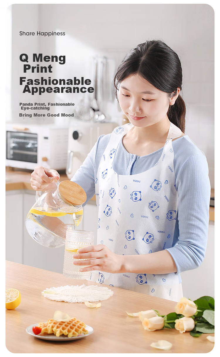 MARYYA Disposable Apron, 10 Pieces, for Hot Pot Restaurants, Adults And Children, Waterproof And Oil-Proof Bib Waist Apro 8