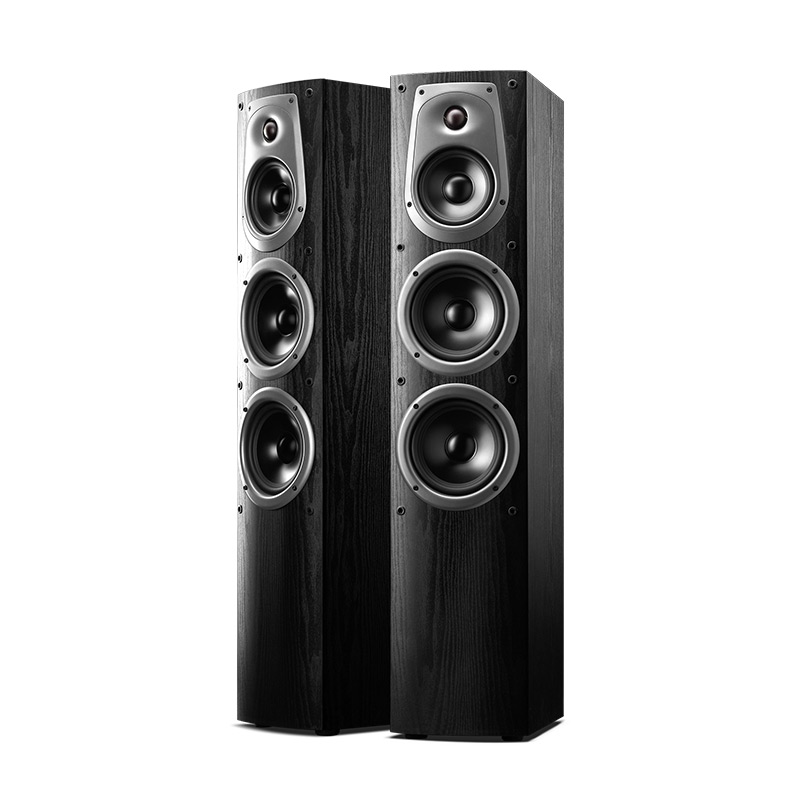 HiVi D50F акустическая система, напольные колонки 2.0, Hi-Fi, деревянный корпус, для гостиной