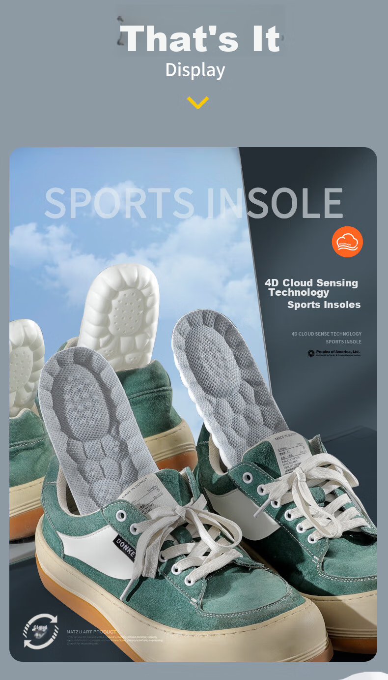Nanjiren 2 Pairs Sports Military Training Insoles, Soft And Elastic, Comfortable for Long-Standing, Shock-Absorbing, Breathable, Sweat-Wicking, Squishy Feel, Basketball Size 41-42 14