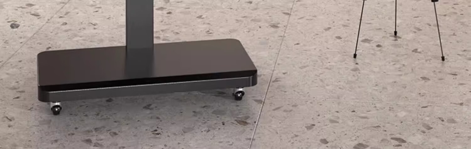 Enlip 26-60 Inch Mobile TV Stand Floor TV Cart with 90° Rotation for Landscape and Portrait Mode, Live Streaming, Teaching, Meeting TV Trolley Compatible with Xiaomi, Hisense, Skyworth and More 3