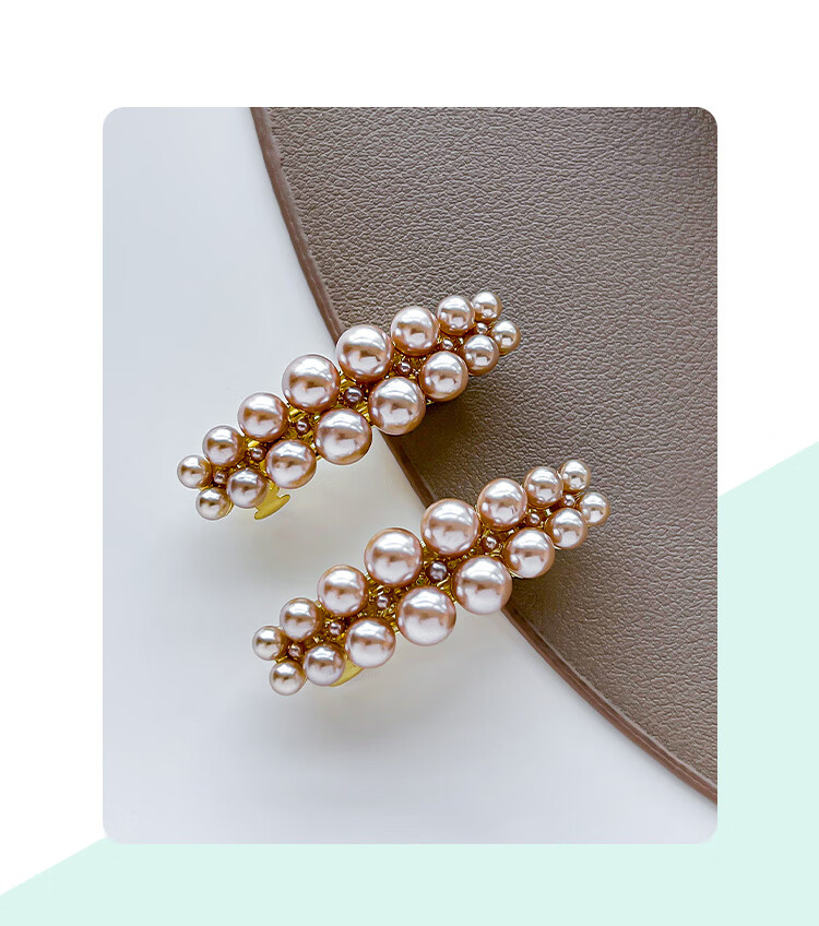 CHIMERA 2 Pieces Elegant Hair Clips, Spring Clips, Ponytail Clips, Half-Up Clips, Barrettes, Side Hair Accessories, Birthday Gift for Wome 26
