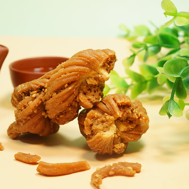 津顺祥 天津特产夹馅大麻花（椒盐味）400g/袋
