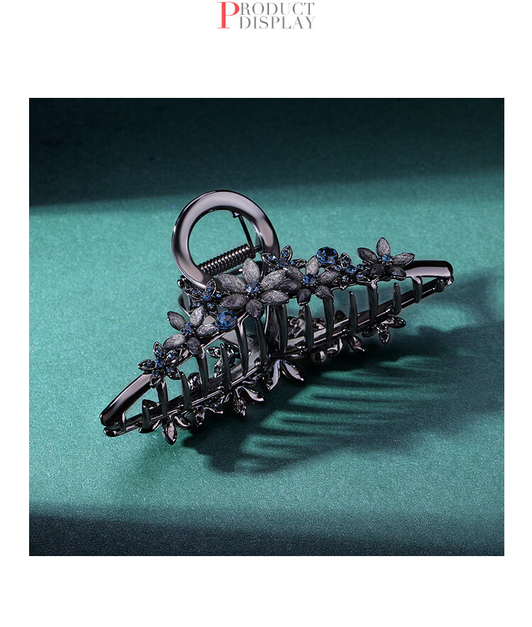 CHIMERA Luxury Hair Claw Clip, High-End Hair Accessory for Women, Elegant Rhinestone Hairpiece for Back of Head, Birthday Gift for Wome 10