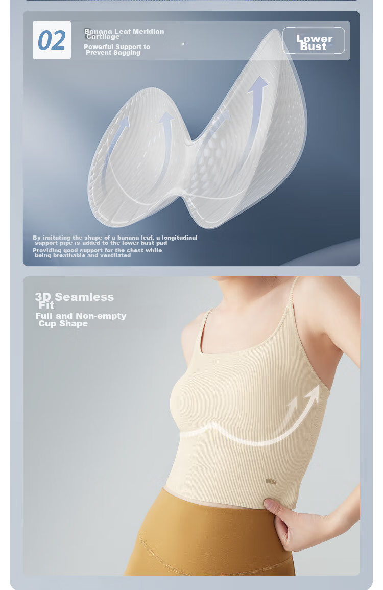 Beneunder Bra-In Camisole with Chest Pad for Women, Versatile Base Layer, Wearable as Outerwear, Beautiful Back Design, Cooling Feel, All-Season Versatile 21