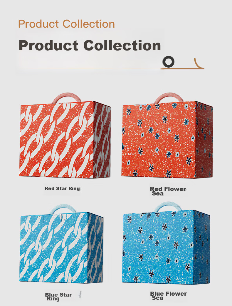 Xinya Gift Box, Empty Blue Box for Birthday And Christmas Packaging, Storage Box for Holidays, Gift for Girlfriend Or Boyfriend, Snack Container 13