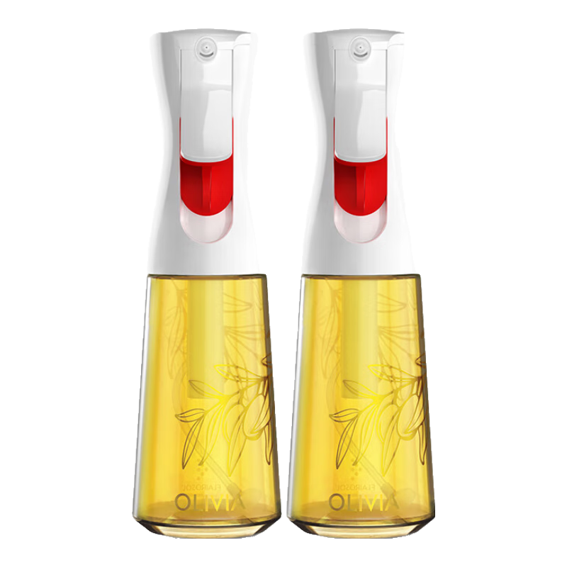 FLAIROSOL New Oil Spray Bottle, Dutch Patent Atomizing Oil Sprayer, Air Fryer Kitchen Oil Control Bottle, 200ML*2