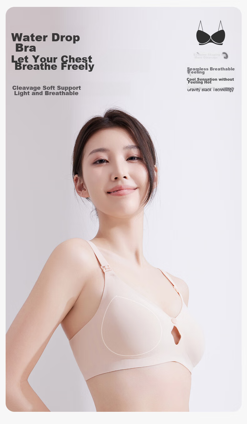 JOYNCLEON Nursing Bra, Front-Opening for Pregnant Women, Postpartum Breastfeeding Bra, Push-Up Design, Jwx147752 2