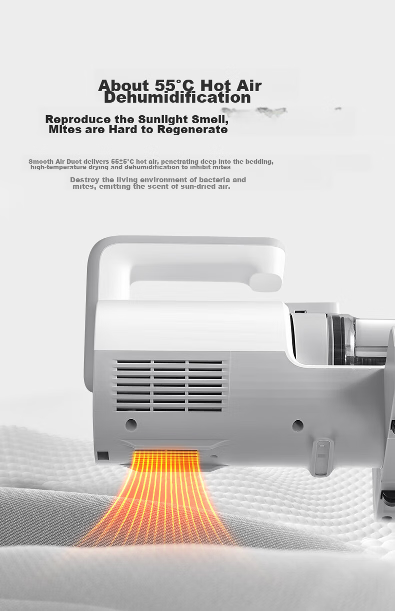 Panasonic Dust Mite Remover for Home Use Bed, Smart Dust And Mite Sensing All-In UV Sterilization Hot Air Dehumidification, Cat And Dog Hair Removal, Strong Suction Powerful Beating MC-DC11A 15