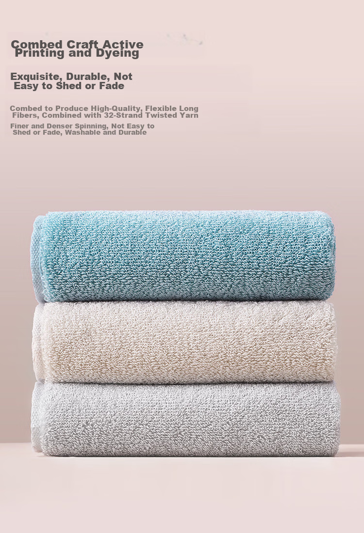 One's Member Class A Egyptian Long-Staple Cotton Pure Cotton Thickened Face Towel, Single Pack, 120g, 34*76cm, Off-White 5