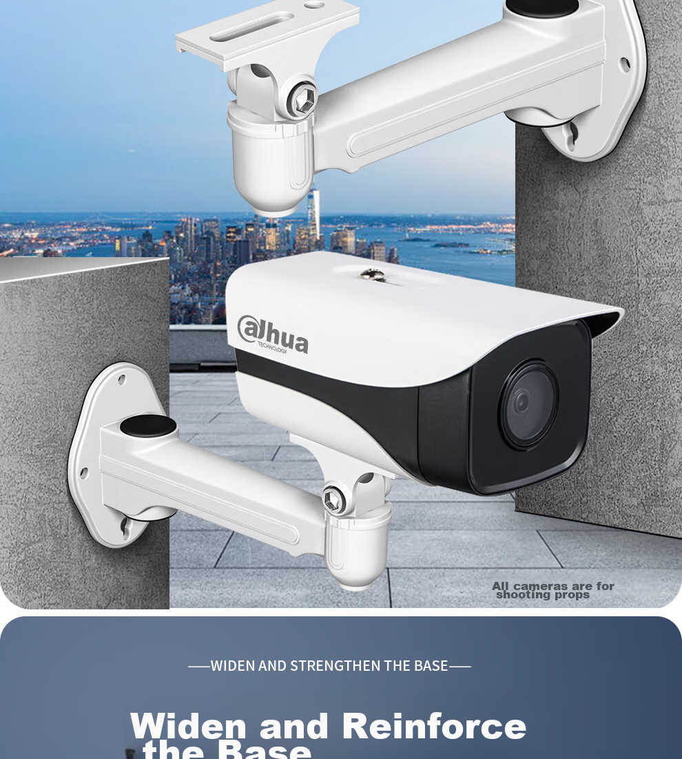 COMPCCTV COMPCCTV Surveillance Camera Bracket Aluminum Alloy 1212ZJ Universal Hikvision Gun-Type Camera Wall-Mounted Duck-Bill Bracket for Indoor And Outdoor Use 7