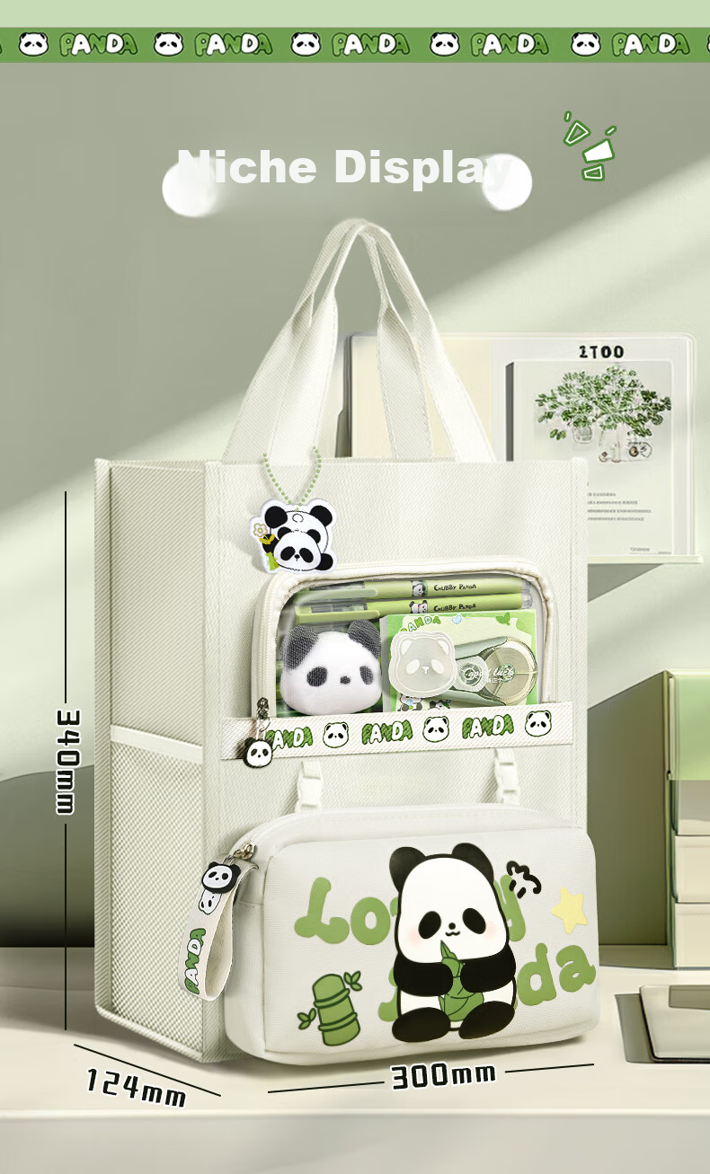 Shuxing Handbag, Student Book Bag, Tutoring Bag, File Bag, Homework Storage Bag, Tutoring Package, Oxford Cloth Document Canvas Test Paper Learning Bag for Middle School Boys And Girls, Elementary School Students 10